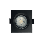 Spot Led 5W Quadrado 6500K Preto Bivolt Foxlux