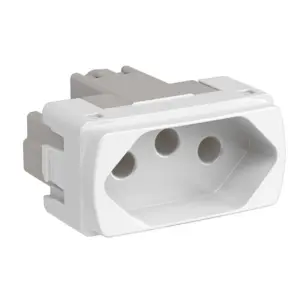 Modulo Tomada  2P+T 20A 250V~ Branco Pezzi