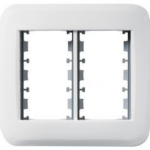 Placa + Bastidor 4X4 Classica Branco Pezzi