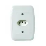 Tomada  2P+T 20A 250V~ C/Placa Branco Pezzi