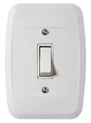 Interruptor Simples 10A 250V~ C/Placa Branco Pezzi