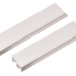 Canaleta Branca 20X10X2.000Mm Em Pvc C/Divisao C/Adesivo Pezzi