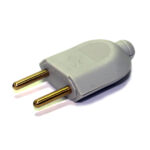 Plugue 2P 10A 250V~ Cinza Pezzi