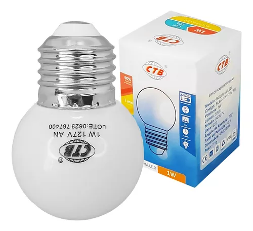 Lâmpada Mini bulbo LED 1W CTB