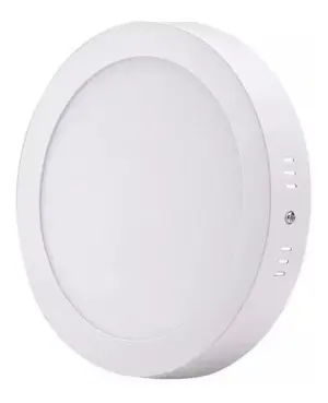 Painel Led 12w Redondo Sobrepor 170x170mm - 6000k Empalux