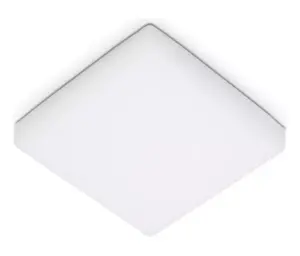 Painel Led 18w Borda Infinita Quadrada Sobrepor 120 mm x 120 mm 6500k Empalux