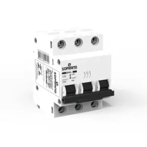 Disjuntor 63 Amperes shb3 gii-c063a Tripolar Soprano