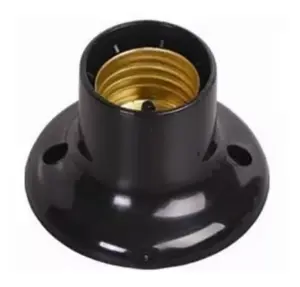 Soquete Fixo 150w 250v~ Preto Ilumi