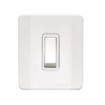 Interruptor Simples 10A 250V~ C/Placa e C/Caixa Simples Branca Pezzi