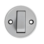 Interruptor Simples Redondo 10A 250V~ Branco Pezzi
