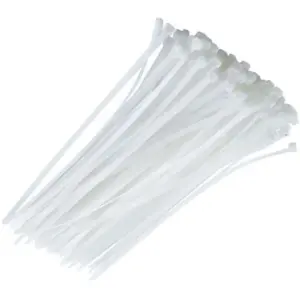 Abracadeiras Nylon 140x2,5 Branca C/100