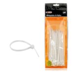 Abracadeiras Nylon 280x4,8 Branca C/100
