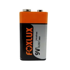 Bateria Alcalina 9V Blister C/1 Foxlux