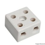 Conector de Porcelana Bipolar 10mm Foxlux