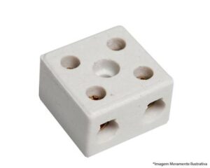 Conector de Porcelana Bipolar 10mm Foxlux
