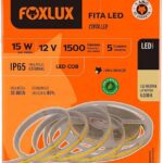 Fita LED COB 15W 12V 3000k 5M Ip65