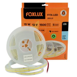 Fita LED COB 15W 12V 6500k 5M Ip65
