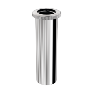 Prolongador C/castelo De ABS Cromado P/registro - 20 Mm - Compativel Com Deca* E Similares Censi