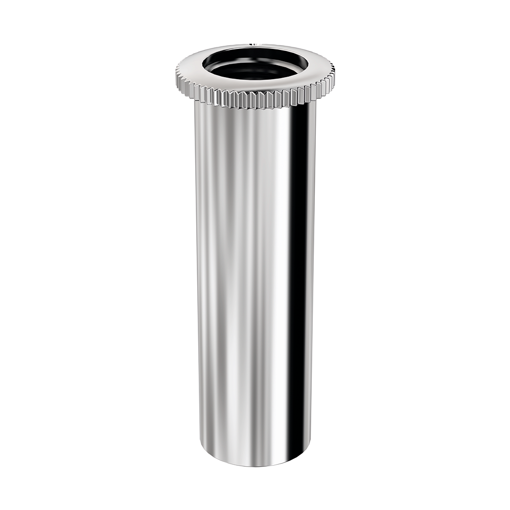 Prolongador C/castelo De ABS Cromado P/registro - 20 Mm - Compativel Com Deca* E Similares Censi