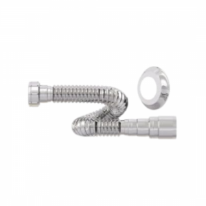 Sifao Tubo Extensivel 0,69 M Cromado C/ Suporte E Canopla Censi