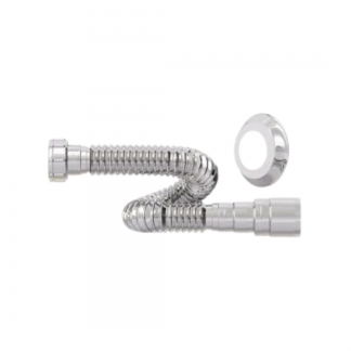 Sifao Tubo Extensivel 0,69 M Cromado C/ Suporte E Canopla Censi