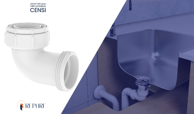 Joelho Branco Para Sifao Tubo Extensivel Censi
