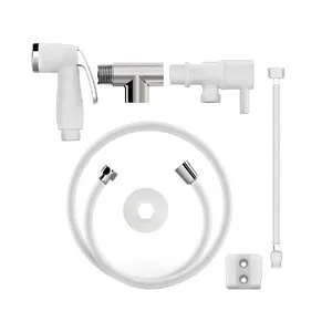 Kit Ducha Higienica Pop Branca Com "T" Para Ponto Adicional Censi