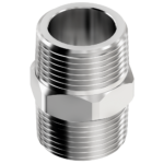 Niple Duplo De Latao Cromado - Rosca 3/4" Censi