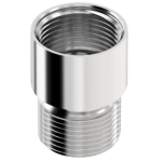 Extensao De Latao Cromado - Rosca Macho X Femea 3/4" X 20 Mm Censi