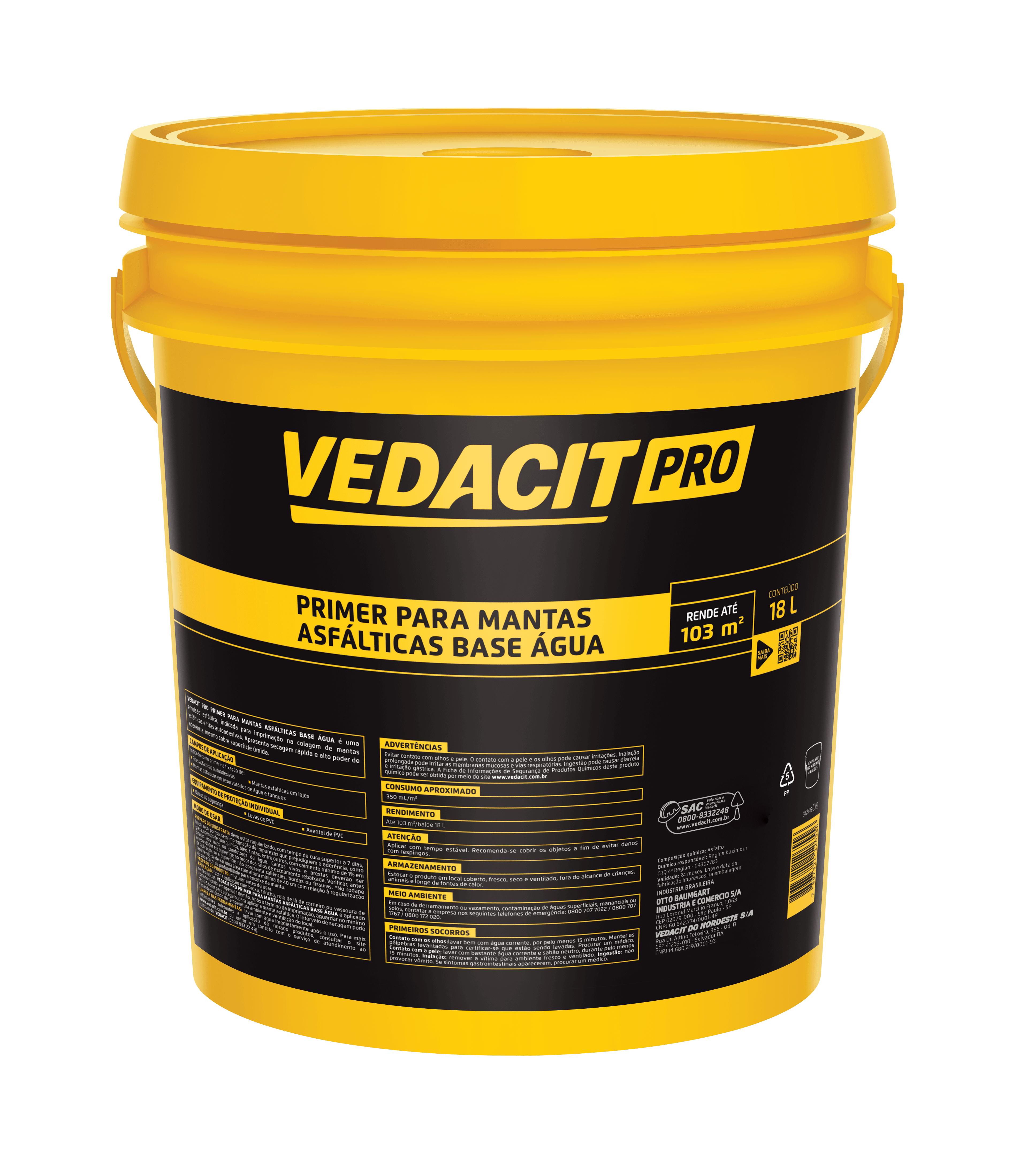 PRO PRIMER BASE ÁGUA PARA MANTAS ASFÁLTICAS PRO PRIMER BASE ÁGUA PARA MANTAS ASFÁLTICAS