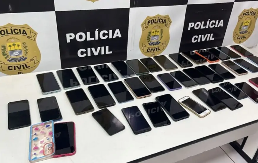 Mulher é presa em blitz com mais de 43 celulares roubados durante festa em José de Freitas