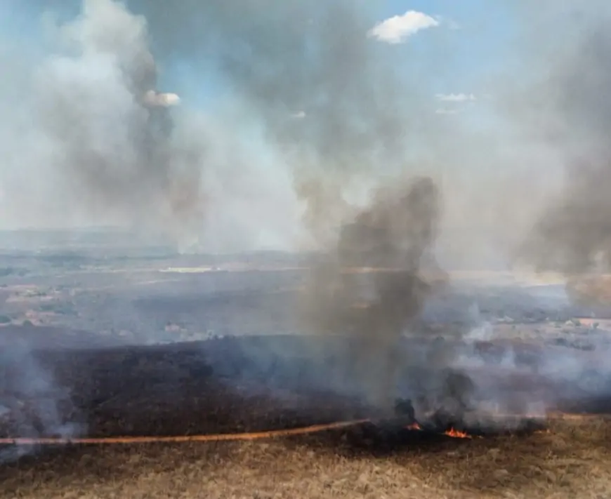 Focos de Incêndio em Sussuapara Piauí são vistos em várias localidades