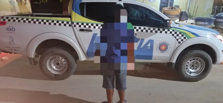 Homem é preso por embriaguez ao volante no centro de Pio IX