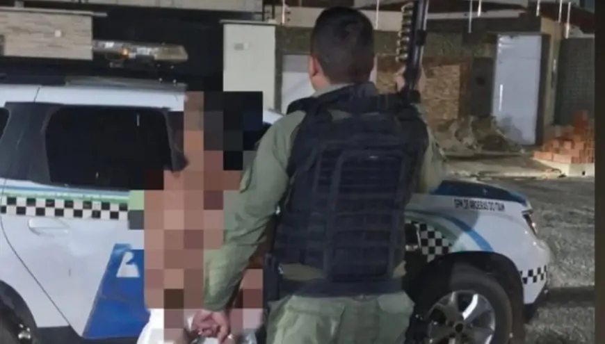 Homem é preso por agredir o padrasto na zona rural de Aroeiras do Itaim