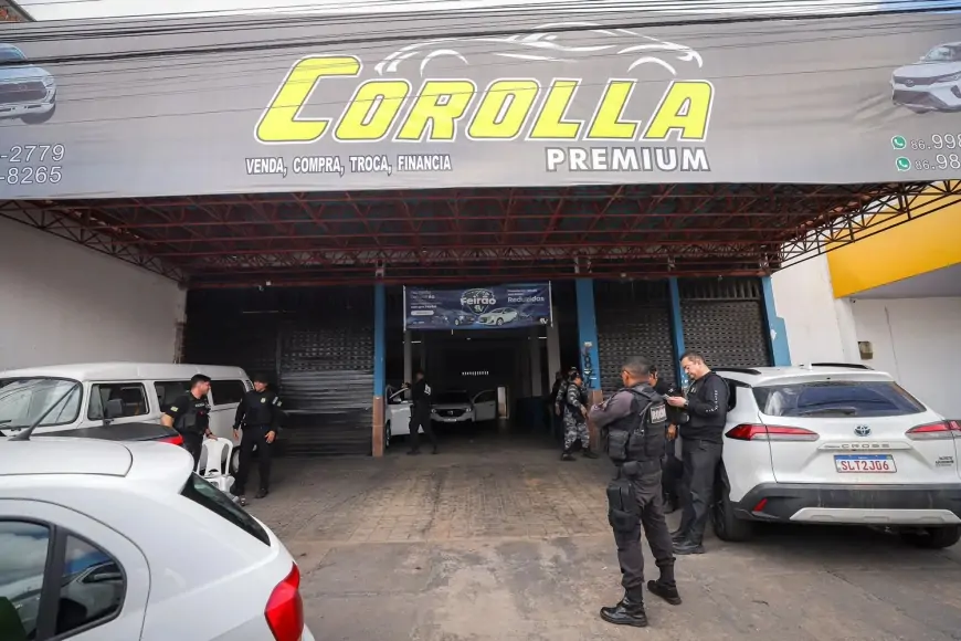 Polícia apreende mais de 30 veículos em operação contra lavagem de dinheiro em Teresina