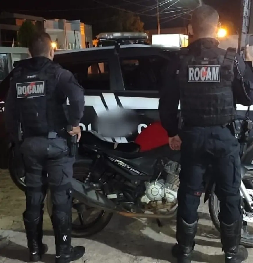 Motocicleta roubada durante assalto é recuperada pela PM em Picos