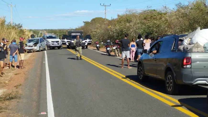 Grave acidente na PI-120 deixa uma jovem morta e três feridos em Novo Oriente do Piauí