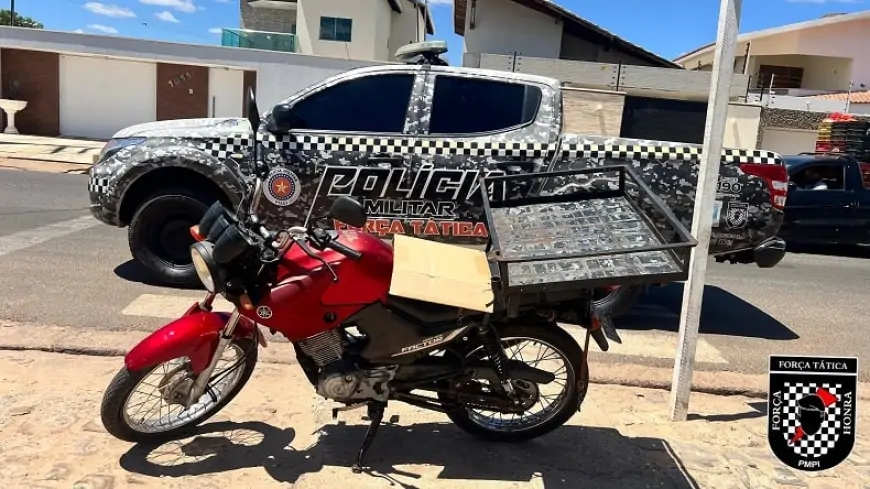 Polícia Militar recupera moto furtada em menos de uma hora em Picos
