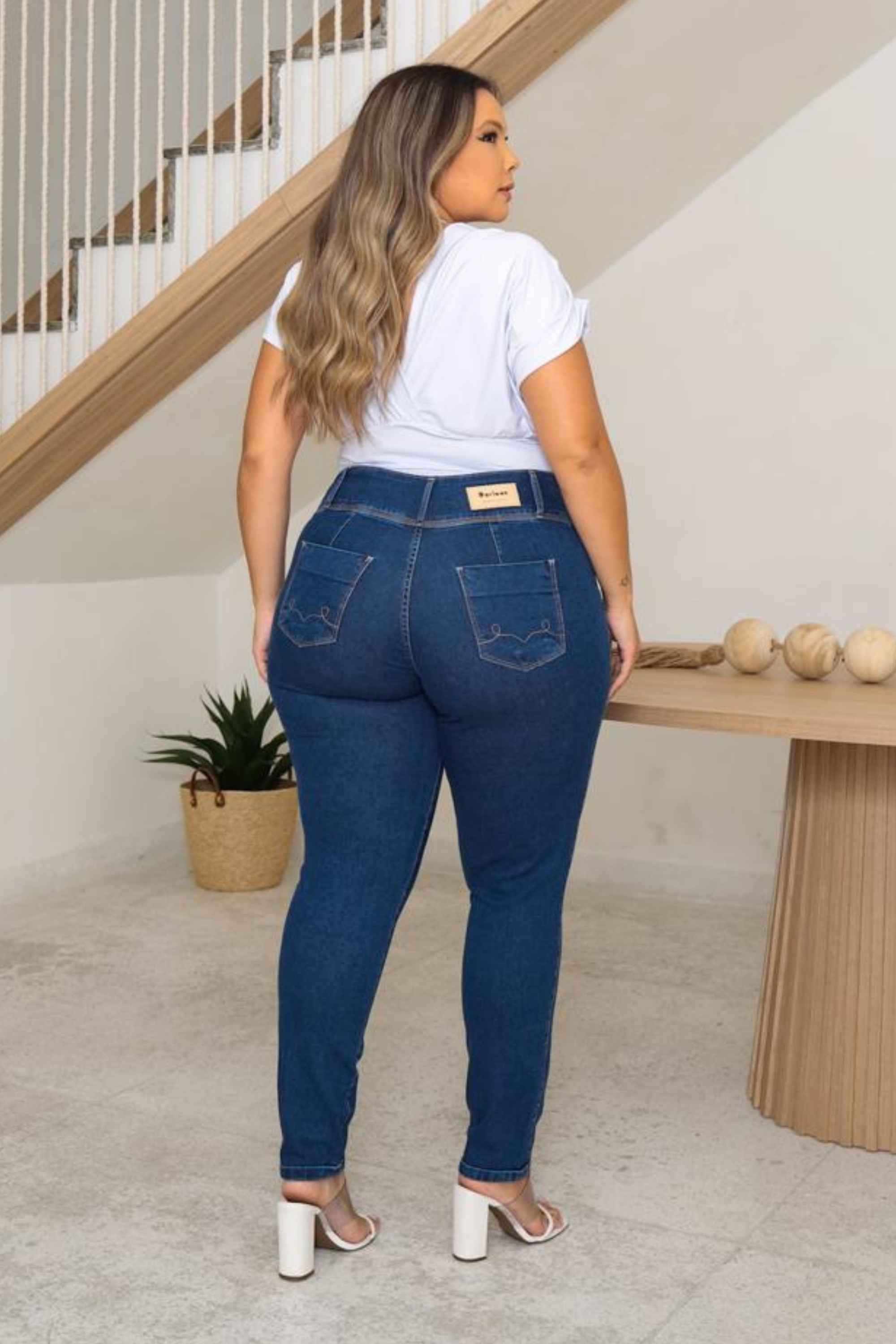 Plus Size CalÃ§a Mom Quadril Largo Mercado Livre CalÃ§as Jeans