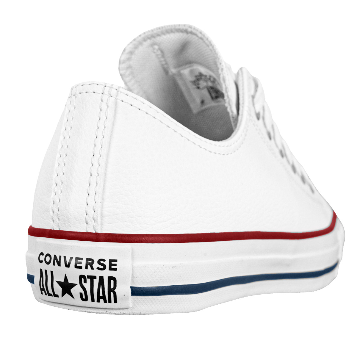 Cano Baixo PreÃ§o Tenis All Star Couro Branco Chuck Taylor All