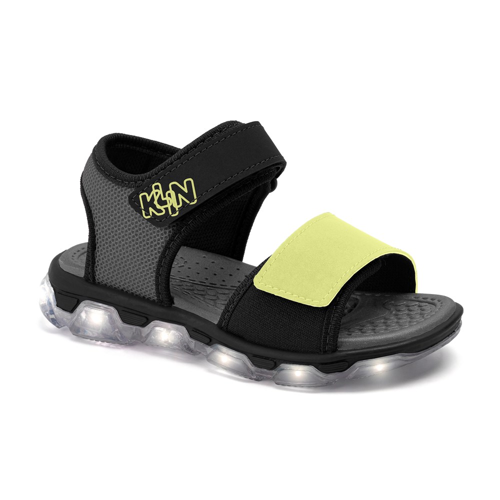 Sandália Papete De Luz Infantil Masculina Klin Light