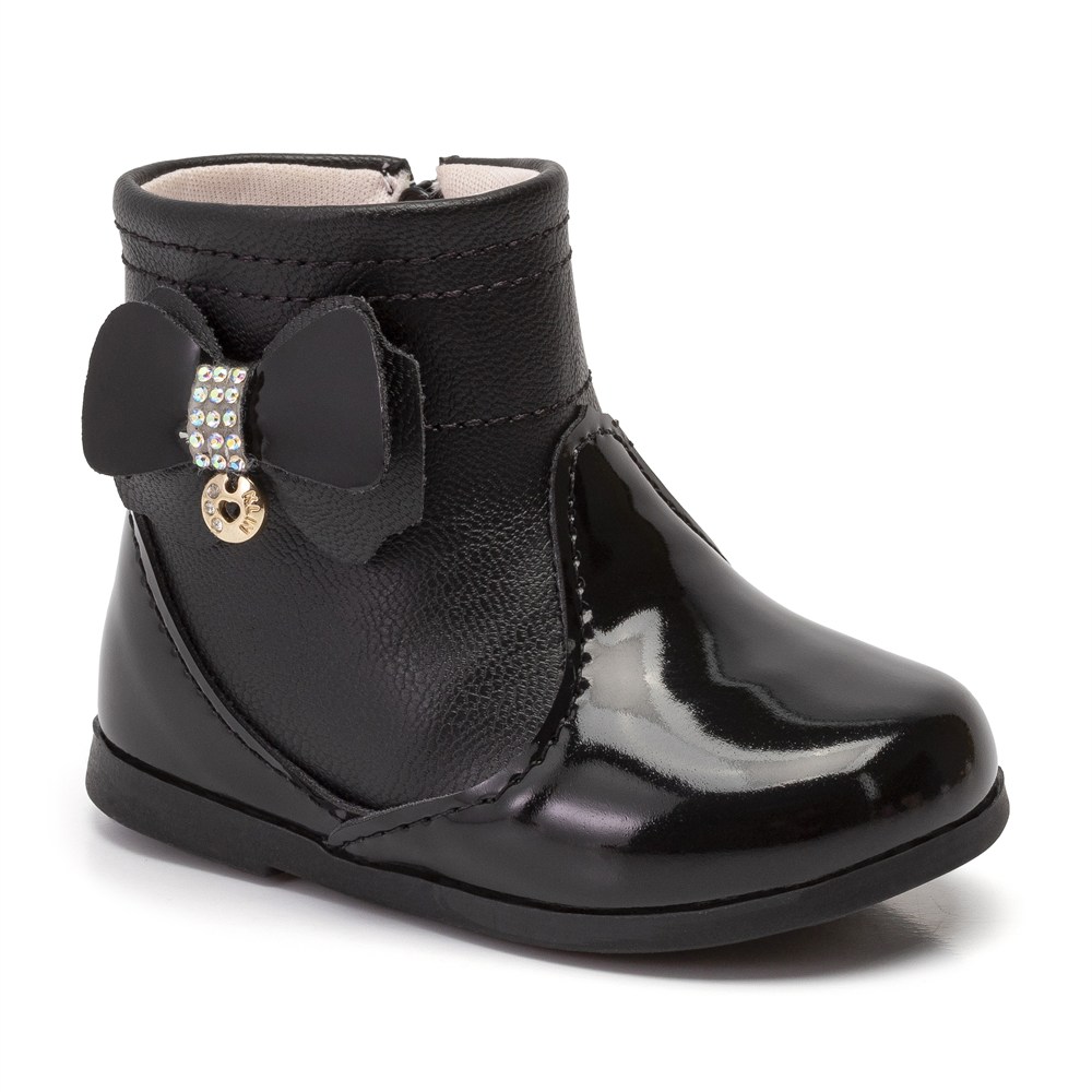 Bota Infantil Klin Laço Lateral Miss Baby