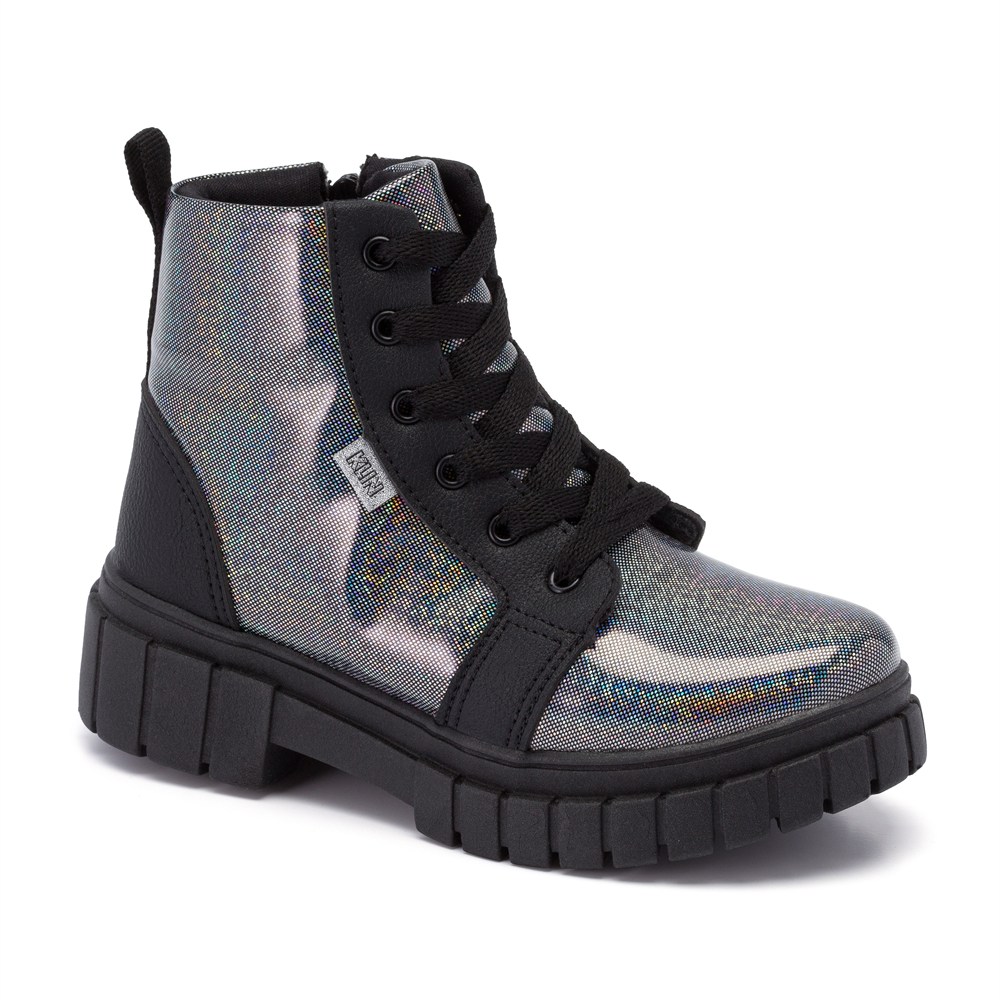 Bota Coturno Infantil Feminino Tratorada Klin Rock Kids