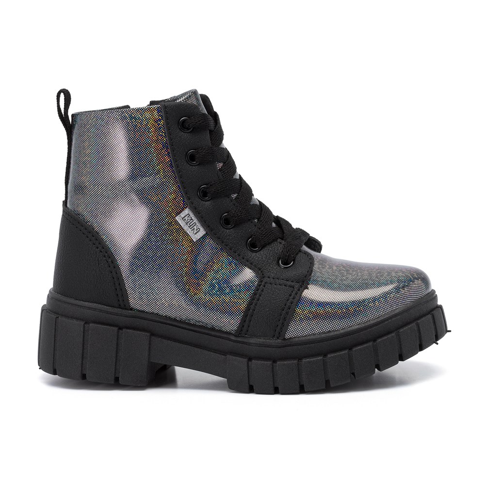 Bota Coturno Infantil Feminino Tratorada Klin Rock Kids