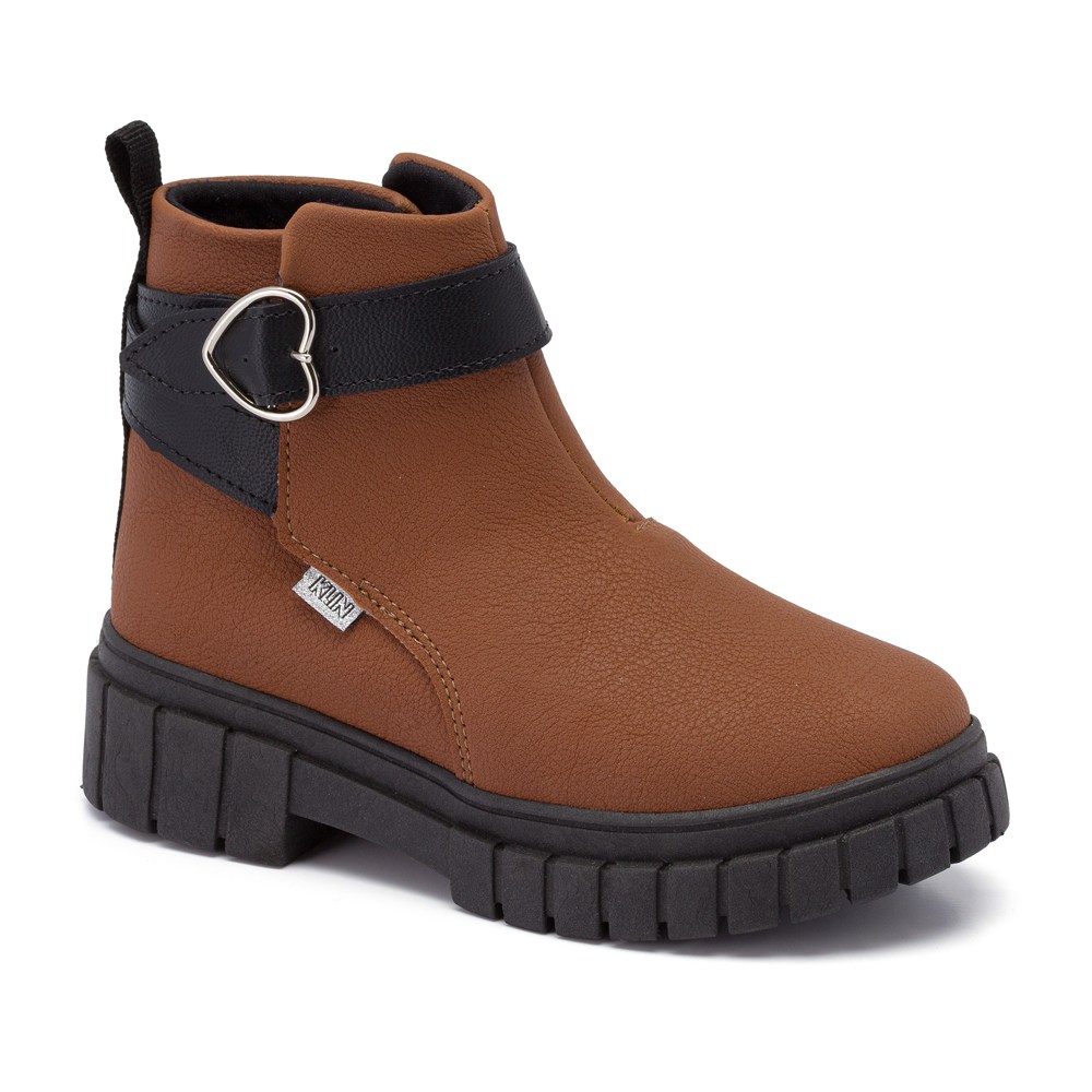 Bota Infantil Klin Rock Kids Tratorada Fechamento Em Fivela