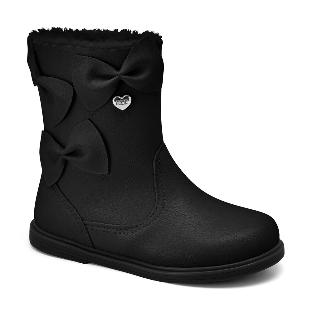 Bota Infantil Feminina Klin Mini Miss Laços