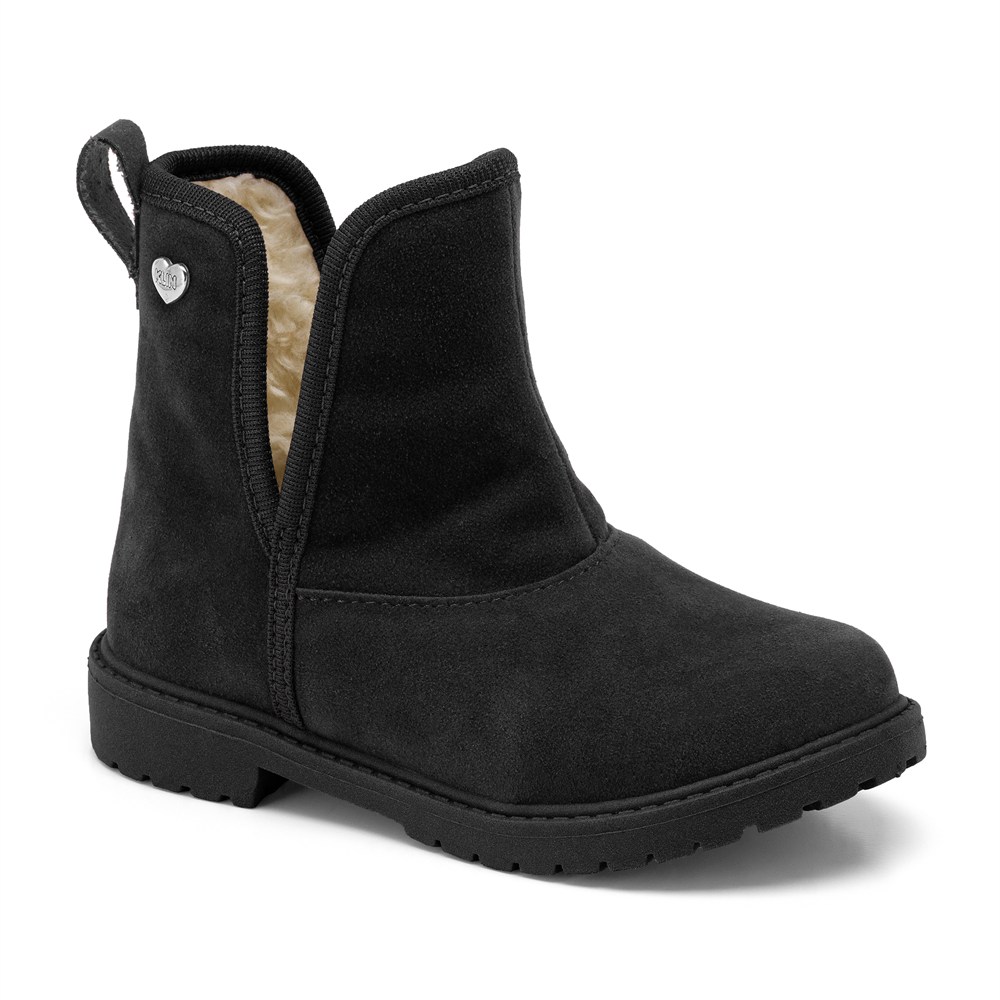 Bota Infantil Feminina Klin Rock Mini Com Pelinho