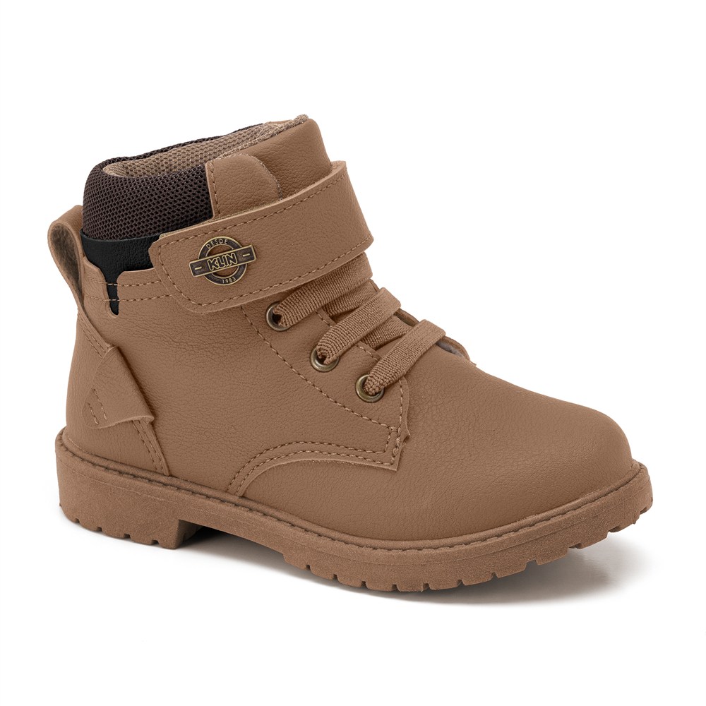 Bota Infantil Klin Rock Mini Em Fita Aderente E Elástico