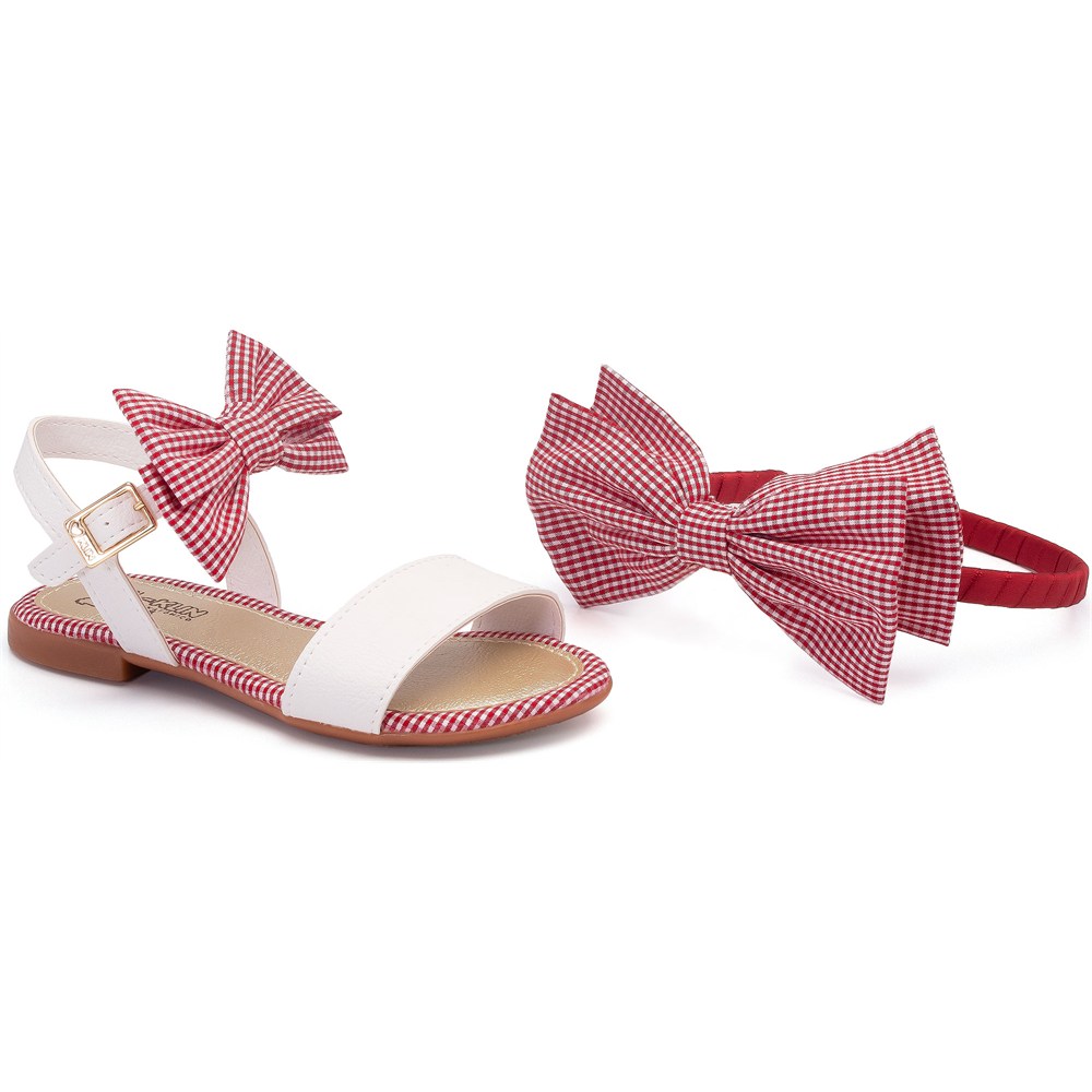 Sandália Infantil Klin Suami Mini Com Tiara