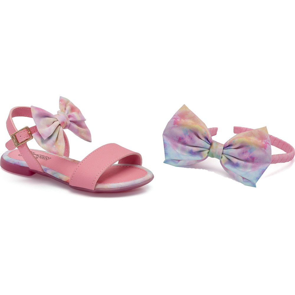 Sandália Infantil Klin Suami Mini Com Tiara